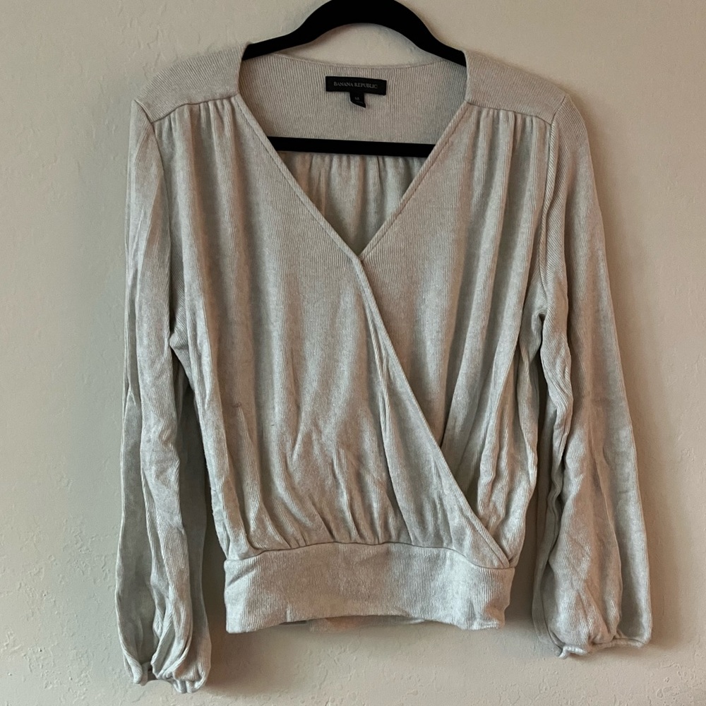 Banana Republic Wrap Sweater Size M